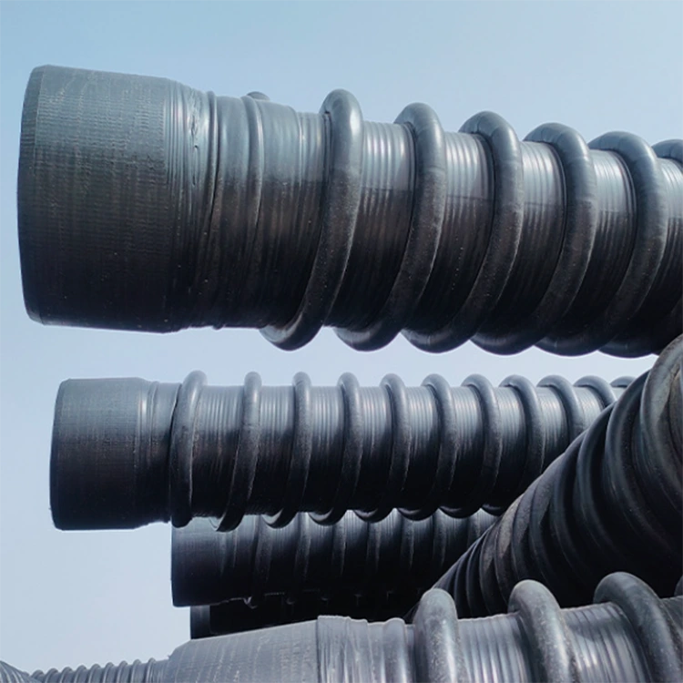 Tartós HDPE csavart, megerősített karátos cső