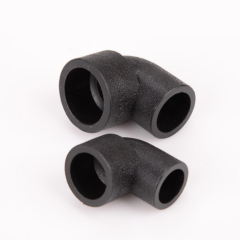 HDPE 90 ° könyök a folyadékcsövek csatlakozásához