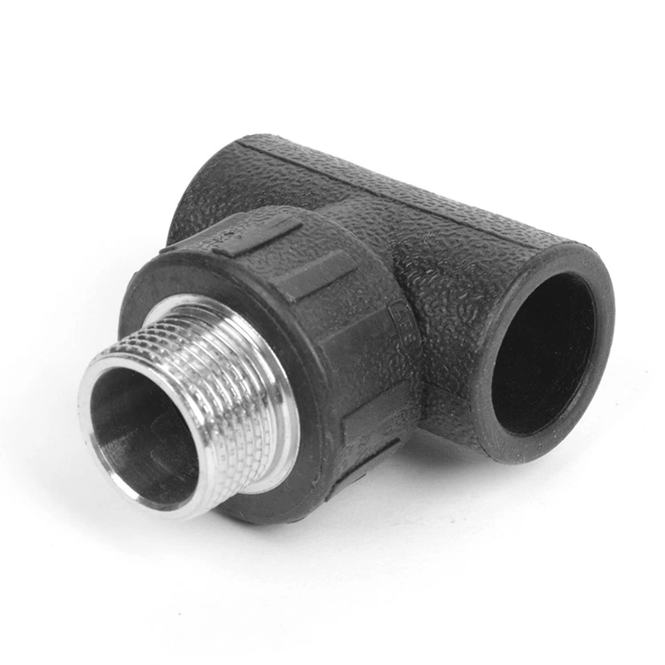 HDPE férfi menetes póló hibrid csatlakozáshoz