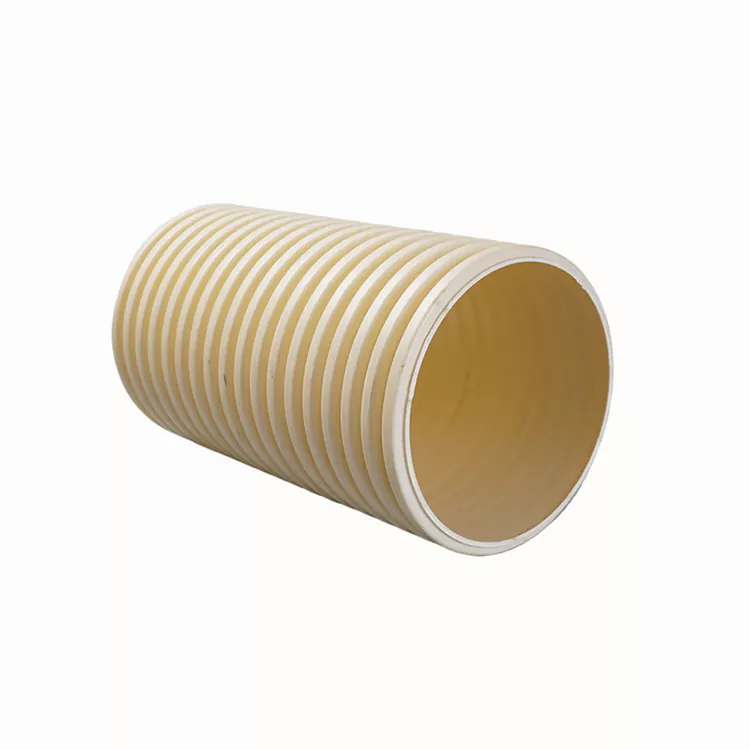 Nagy szilárdságú PVC kettős fal hullámosított cső