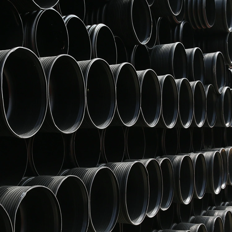 HDPE kettős fal hullámosított cső vízellátó rendszerhez