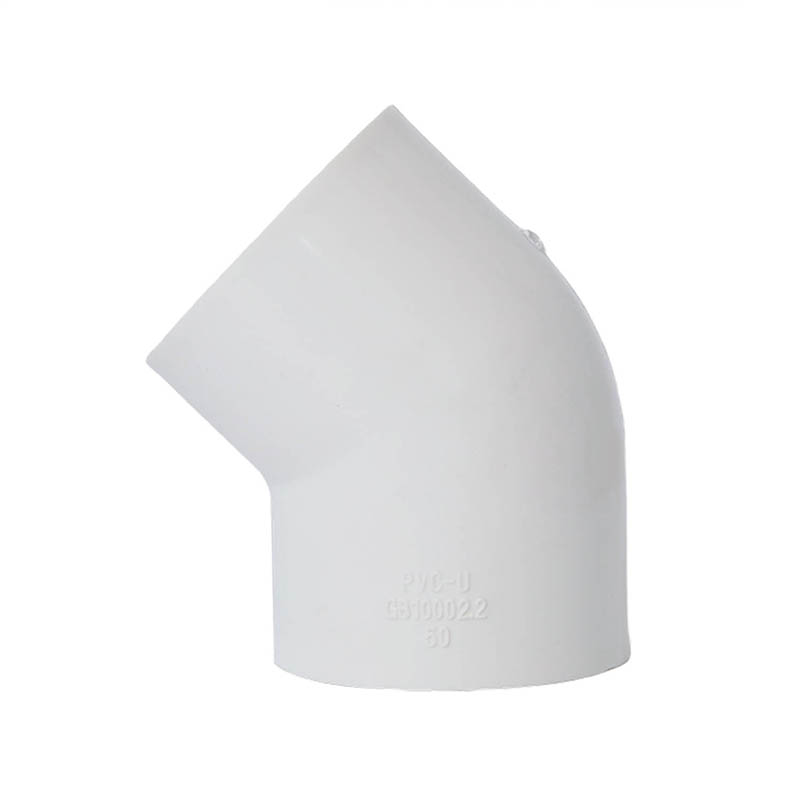 PVC 45 fokos könyök